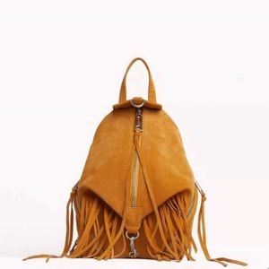 Rebecca Minkoff Convertible Mini Julian Backpack With Fringe